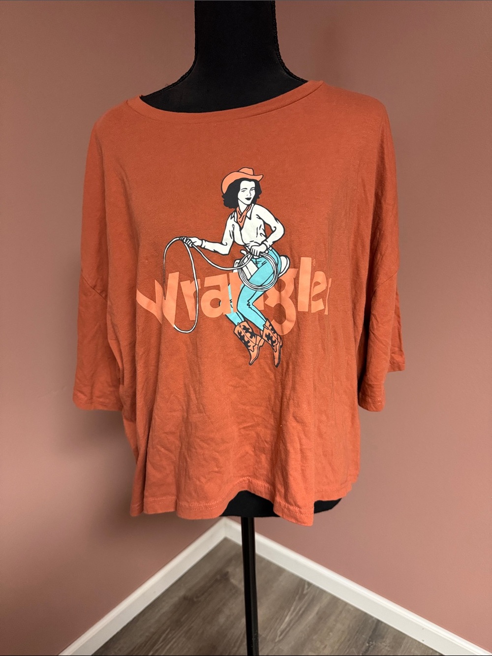 Wrangler cropped tee